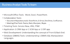 Business Analyst Tools to Learn