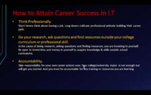How to Attain Career Success in IT