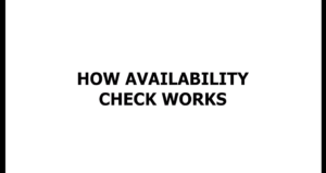 How Availability Checks Work
